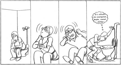 Cartoon: Secret Life of Bloggers - 12 (medium) by sriks6711 tagged slob,comic,strip,blogging,life