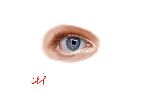 Cartoon: Draw eye Portrait (medium) by yara tagged draw,eyes