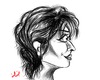 Cartoon: face (small) by yara tagged face