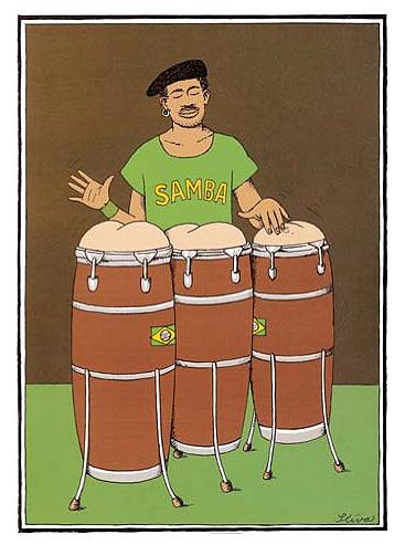 Cartoon: Samba (medium) by Jiri Sliva tagged samba,music