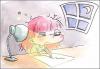 Cartoon: Every Evening (small) by Marie Sann tagged funny,cute,