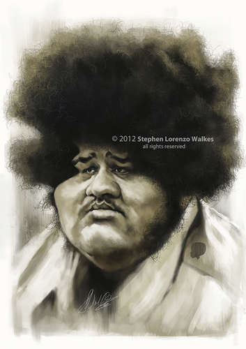 Cartoon: Baby Huey (medium) by slwalkes tagged babyhuey,stephenlorenzowalkes,digitalpainting,wacom