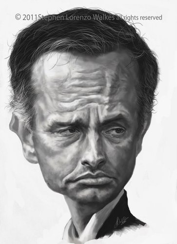 Cartoon: Jose Mourinho (medium) by slwalkes tagged digital,painting,walkes,sports