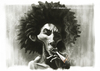 Cartoon: Bob Marley (small) by slwalkes tagged bob,marley,reggae,digital,painting,wailers,stephen,lorenzo,walkes,wacom