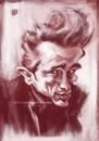 Cartoon: James Dean (small) by slwalkes tagged jamesdean,actor,digitalpainting,stephenlorenzowalkes,caricature