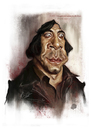 Cartoon: Javier Bardem (small) by slwalkes tagged stephenlorenzowalkes,javierbardem,nocountryforoldmen,caricature,actor,digitalpainiting