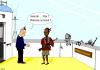 Cartoon: pilot on the bridge (small) by pilot tagged pilot,pirate,piracy,ship,boat,sea