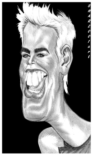 Cartoon: Agyness Deyn 2 (medium) by shar2001 tagged deyn,agyness,caricature,uk,model,fashion