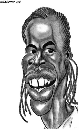 Cartoon: Gael Monfils (medium) by shar2001 tagged monfils,gael,caricature