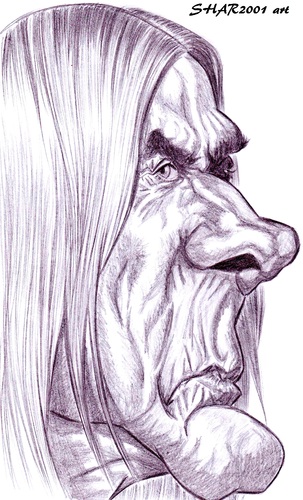 Cartoon: Iggy Pop (medium) by shar2001 tagged pop,iggy,caricature