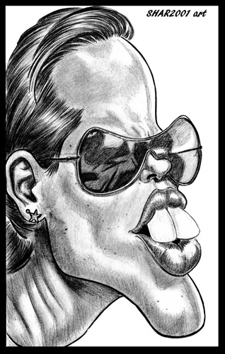 Cartoon: Laure Manaudou 2 (medium) by shar2001 tagged manaudou,laure,caricature