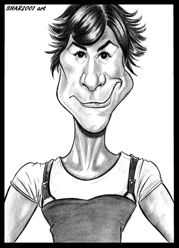 Cartoon: Virginie Hocq (medium) by shar2001 tagged hocq,virginie,caricature