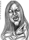 Cartoon: Avril Lavigne (small) by shar2001 tagged caricature,avril,lavigne