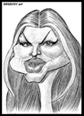 Cartoon: Fergie (small) by shar2001 tagged caricature fergie