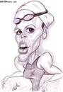 Cartoon: Laure Manaudou (small) by shar2001 tagged caricature,laure,manaudou