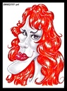 Cartoon: Marlo Meekins (small) by shar2001 tagged caricature,marlo,meekins