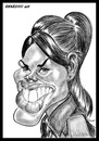 Cartoon: Missy Peregrym 2 (small) by shar2001 tagged caricature,missy,peregrym,andy,mc,nally