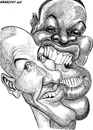 Cartoon: Omar et Fred (small) by shar2001 tagged caricature,omar,fred,french,tv