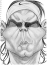 Cartoon: Rafael Nadal (small) by shar2001 tagged caricature rafael nadal