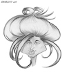 Cartoon: Selah Sue (small) by shar2001 tagged caricature,selah,sue,belgium,singer