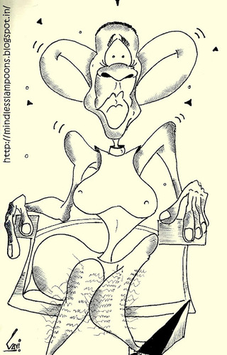 Cartoon: BARACK OBAMA in BASIC IN -STINK (medium) by mindpad tagged barack,obama,cartoon,caricature,satire,humor,in