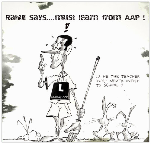 Cartoon: Dial R..... to be routed (medium) by mindpad tagged congress,party,delhi,assembly,polls,2013,cartoon,rahul,gandhi