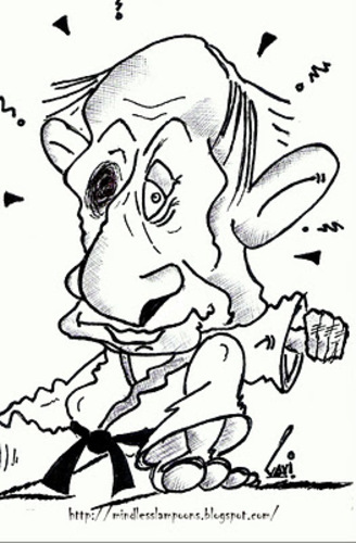 Cartoon: Vladimir Putin (medium) by mindpad tagged satire,cartoon,caricature,putin,vladimir