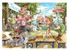 Cartoon: Biergarten (small) by herr Gesangsverein tagged bier