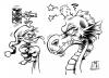 Cartoon: drache (small) by herr Gesangsverein tagged drache