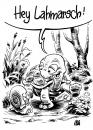 Cartoon: lahmarsch (small) by herr Gesangsverein tagged schnecke