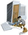 Cartoon: hacker (small) by rasmus juul tagged hacker,