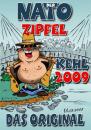 Cartoon: Der Natogipfel (small) by BARHOCKER tagged natozipfel,strasbourg,kehl,uwe,ott,ottdesign,barhocker