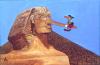 Cartoon: Sphinx (small) by Nizar tagged sphinx,pyramids,pinocchio,nose,archeology