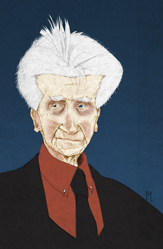 Cartoon: Alain Resnais (medium) by Mattia Massolini tagged resnais