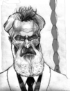 Cartoon: Constantine Brancusi (small) by Mattia Massolini tagged brancusi caricature