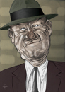 Cartoon: Gene Hackman (small) by Mattia Massolini tagged gene,hackman,mississipi,burning,caricature