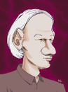 Cartoon: Julian Assange (small) by Mattia Massolini tagged assange,wikileaks