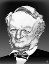 Cartoon: Richard Wagner (small) by Mattia Massolini tagged wagner