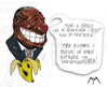 Cartoon: Silvio Berlusconi Banana (small) by Mattia Massolini tagged berlusconi desolazione cosmica cevello di questo omm emmerda