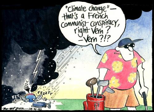 Cartoon: climate change (medium) by radged tagged climate,change,united,states,golf