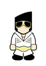 Cartoon: Elvis Presley (small) by Playa from the Hymalaya tagged elvis,presley,sänger,singer,artist,music,musik,pop,popstar,star,celebrity,berühmtheit,promi,prominent,musician,musiker,las,vegas,the,king