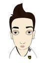 Cartoon: Mesut Özil (small) by Playa from the Hymalaya tagged mesut,özil,ozil,germany,german,turkey,turk,national,team,football,soccer,fußball,nationalmannschaft,weltmeisterschaft,fifa,dfb,spieler,player,real,madrid,migrationshintergrund,integration,moslem,islam,fussball,fußballspieler,fussballspieler