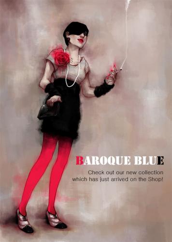 Cartoon: Baroqueblue 07 (medium) by Leslie tagged baroqueblue