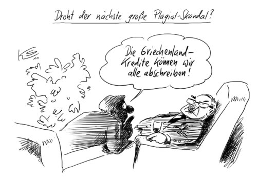 Cartoon: Abschreiben (medium) by Stuttmann tagged abschreiben,griechenland,kredite,abschreiben,griechenland,kredite,pleite