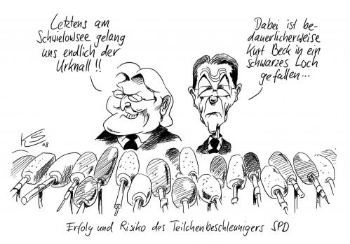 Cartoon: Erfolg und Risiko (medium) by Stuttmann tagged spd,steinmeier,müntefering,beck,parteien,spd,partei,parteien,franz müntefering,frank steinmeier,kurt beck,erfolg,risiko,führungskraft,führungswechsel,vorsitz,vorsitzender,rücktritt,presse,franz,müntefering,frank,steinmeier,kurt,beck,wahlen