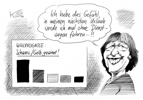 Cartoon: Gefühl (medium) by Stuttmann tagged ulla,schmidt,dienstwagen,spd,wahlen,kompetenzteam,ulla schmidt,spd,dienstwagen,wahlen,kompetenzteam,wahl,kompetenz,ulla,schmidt