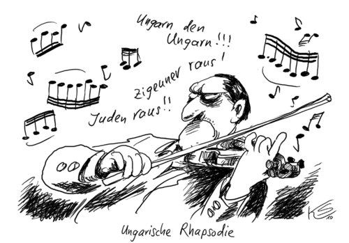 Cartoon: Geiger (medium) by Stuttmann tagged wahlen,ungarn,wahlen,ungarn