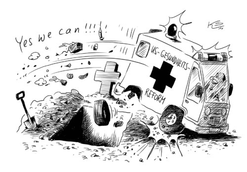 Cartoon: Gesundheit (medium) by Stuttmann tagged usa,gesundheitsreform,obama,us,healthcare,usa,gesundheitsreform,barack obama,us,gesundheit,barack,obama