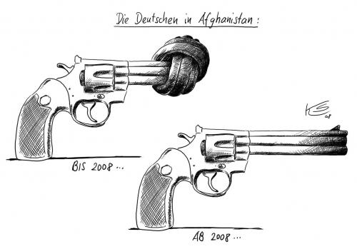 Cartoon: Knoten (medium) by Stuttmann tagged afghanistan,bundeswehr,soldaten,auslandseinsatz,afghanistan,bundeswehr,soldaten,auslandseinsatz,vereidigung,blauhelm,sicherheit,militär,osama bin laden,al qaida,terrorismus,krieg,frieden,muslim,islamist,verhalten,waffeneinsatz,franz josef jung,konfrontation,demokratie,liberalisierung,nato,taliban,jihad,osama,bin,laden,al,qaida,franz,josef,jung