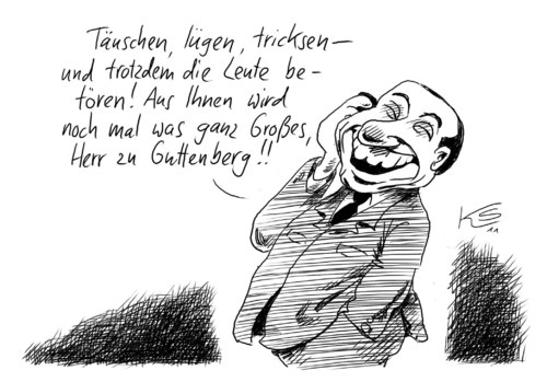 Cartoon: Lob (medium) by Stuttmann tagged guttenberg,doktortitel,plagiat,abschreiben,bild,berlusconi,doktorarbeit,guttenberg,doktortitel,plagiat,abschreiben,bild,berlusconi,doktorarbeit